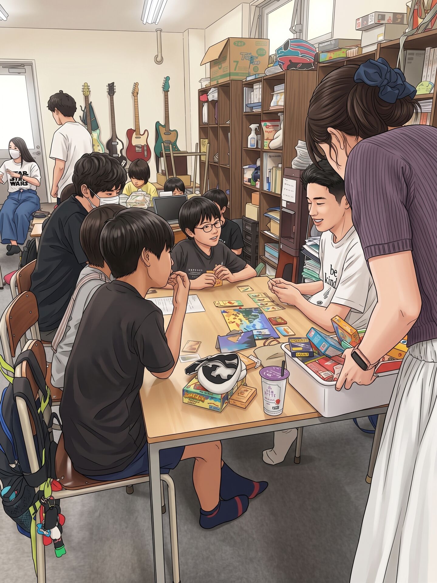 ９月の入校ラッシュ。フリースクールがそれぞれの居場所になっています。